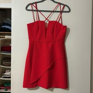COPY - BCBG Max Azria  red mini dress